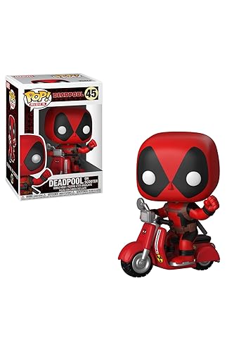 Funko Pop! Rides: Deadpool - Deadpool & Scooter - Figurine en Vinyle à Collectionner - Idée de Cadeau - Produits Officiels - Jouets pour Les Enfants et Adultes - Comic Books Fans