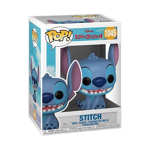 Funko Pop! Disney: Smiling Seated Stitch - Disney: Lilo & Stitch - Figurine en Vinyle à Collectionner - Idée de Cadeau - Produits Officiels - Jouets pour Les Enfants et Adultes - Movies Fans - Funko POP! Disney: Smiling Seated Stitch - Lilo And Stitch - Figurine en Vinyle à Collectionner - Idée de Cadeau - Produits Officiels - Jouets pour les Enfants et Adultes - Movies Fans