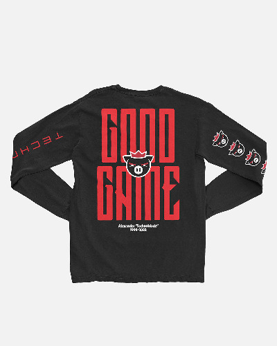 Good Game Long Sleeve Tee (Black) | 2XLarge / Black