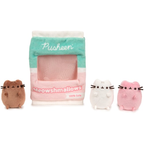 Pusheen The Cat Meowshmallows in Plush Bag
