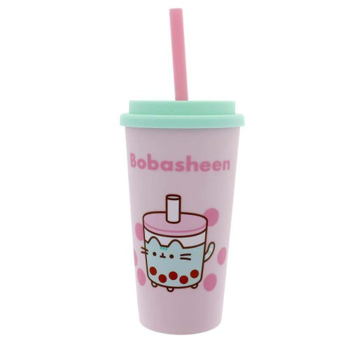 Pusheen Slips Beaker &amp; Straw