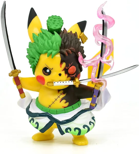 HMPEXCK PVC 4" Anime Kawaii Cosplay Roronoa Zoro Action Figure Statues Collection Birthday Gifts