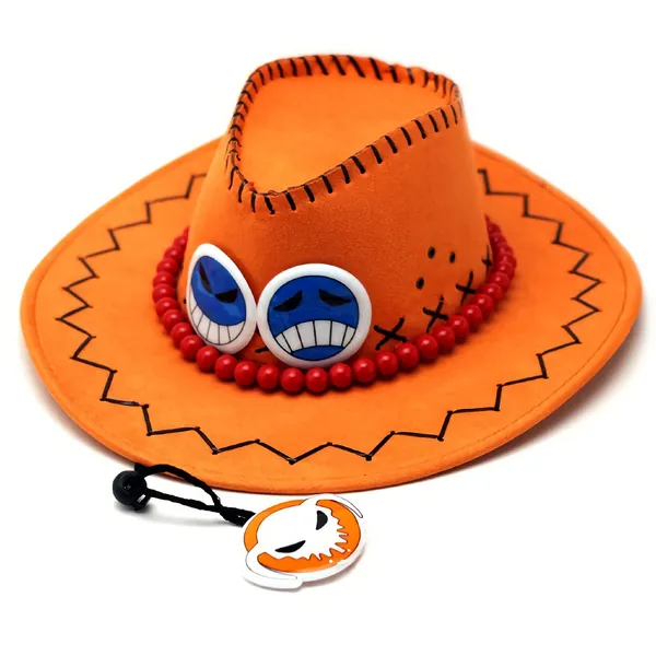 ONE PIECE Ace Cowboy Hat Anime Cosplay Available in Three Colors