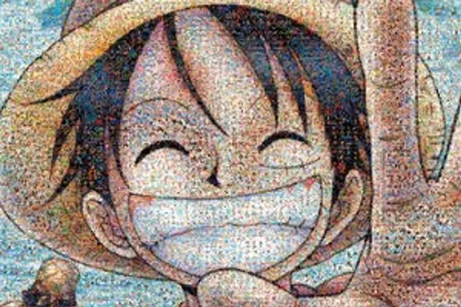 One Piece - 1000pcs Jigsaw Puzzle [Mosaic Art] (japan import)