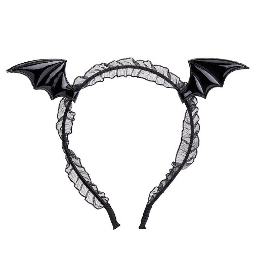 Lace wings headband - Black