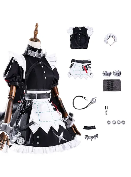 Zenless Zone Zero Halloween Cosplay Ellen Joe Costume Set Without Tail