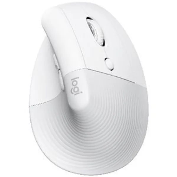 Logitech Lift for Mac Vertical Ergonomic Mouse Off-White