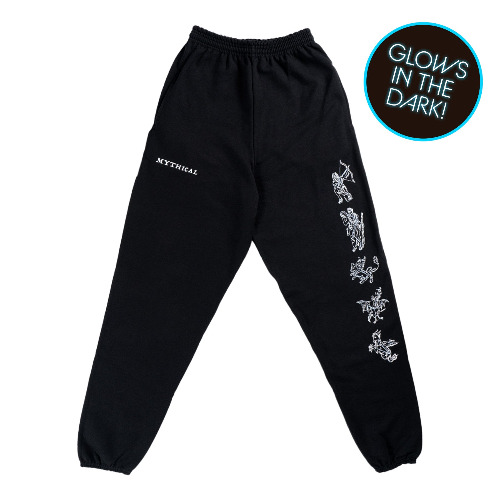 Mythical Constellations Glow-in-the-Dark Sweatpants | 3X