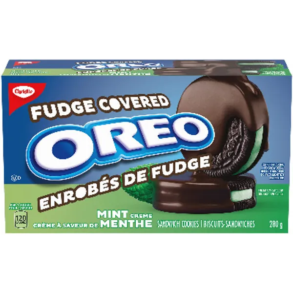 Chocolate-Covered Mint OREOs
