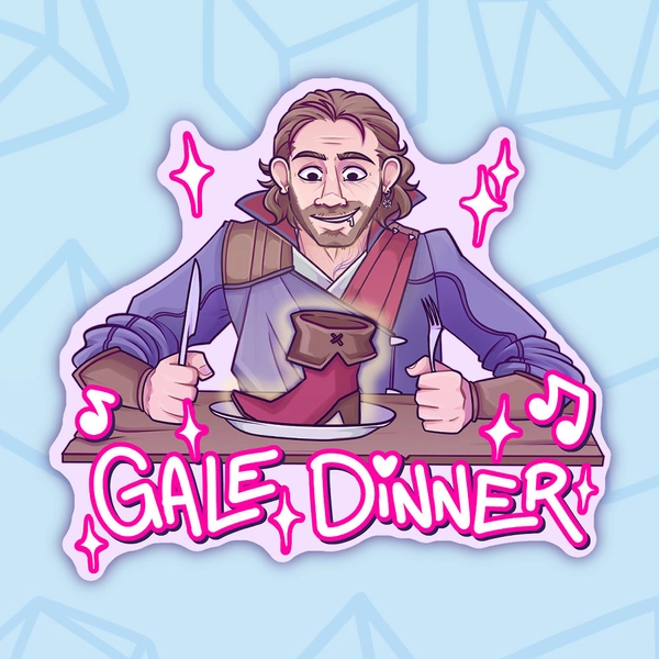 Gale Dinner Vinyl Sticker