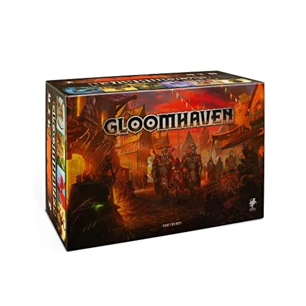 
                            Cephalofair Games Gloomhaven Multi-Award-Winning Strategy Boxed Board Game for ages 12 & Up, Multicolor
                        