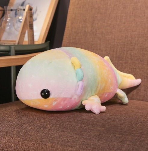 Axolotl Plushie - Iridescent / 23" / 58 cm