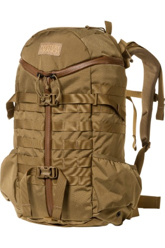 Mystery Ranch 2 Day Backpack - Tactical Daypack Molle Hiking Packs, 27L - Coyote Small/Medium