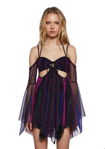 Lightning In A Bottle Mini Dress - Iridescent | MULTI / XX-Large