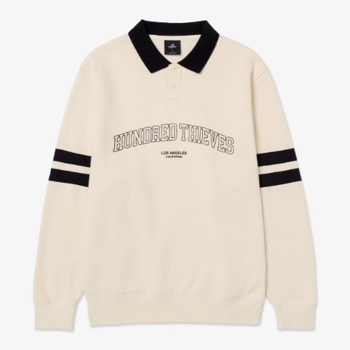 Foundations FW'24 Collared Crewneck - Cream | S