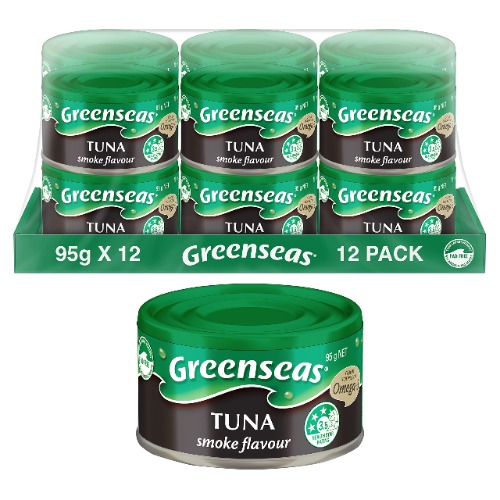 Greenseas Tuna Smoke Flavour 95g (Pack of 12)