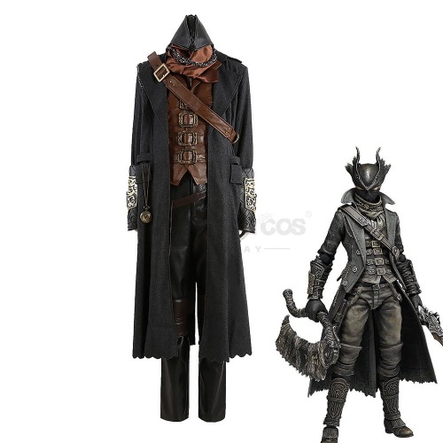【Custom-Tailor】Game Bloodborne Cosplay Gehrman, the First Hunter Cosplay Costume - Male / S