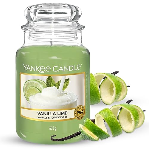Yankee Candle Scented Candle | Vanilla Lime Large Jar Candle | Long Burning Candles: up to 150 Hours