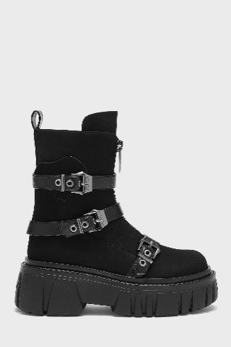 Coffin Combat Boots | US10 / Black
