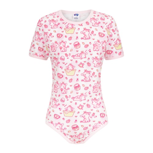 Strawberry Cow Onesie | S
