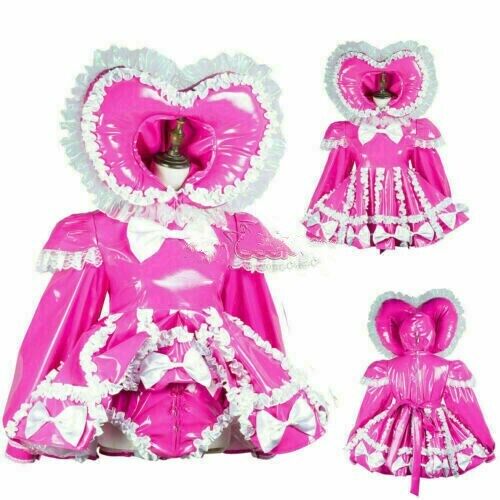  Sissy maid PVC dress