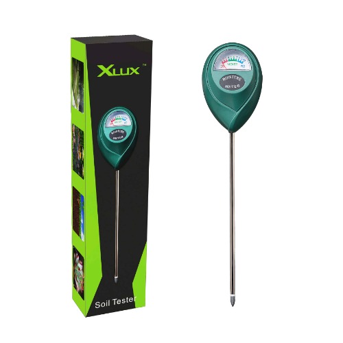 XLUX Soil Moisture Meter, Plant Water Monitor, Soil Hygrometer Sensor for Gardening, Farming, Indoor and Outdoor Plants, No Batteries Required - 26CM