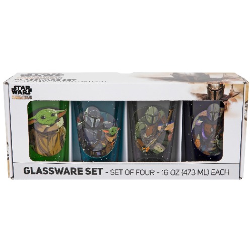 Star Wars: The Mandalorian 4-piece 16oz Tumbler Set