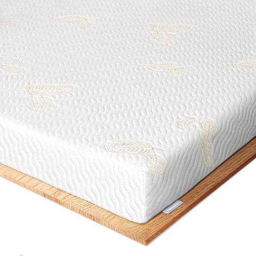 Newentor® Dual-Layer Memory Foam Mattress Topper - Generous Thickness Mattress Topper Small Double Bed with Back Support - Mattress Topper for Sofa Bed, Caravan, Hard/ Old Mattress, Small Double