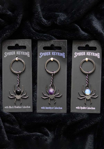 Crystal Spider | KEYRING - Opalite
