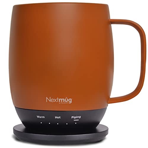Nextmug - Temperature-Controlled, Self-Heating Coffee Mug (Spice - 14 oz.) - Spice