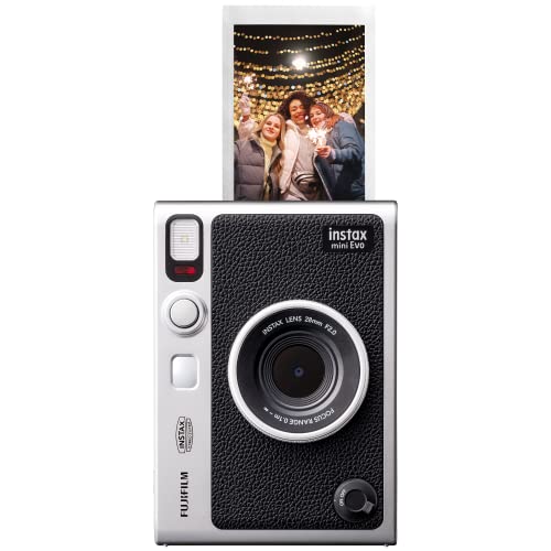 Fujifilm Instax Mini EVO Instant Camera - Black - Camera Only