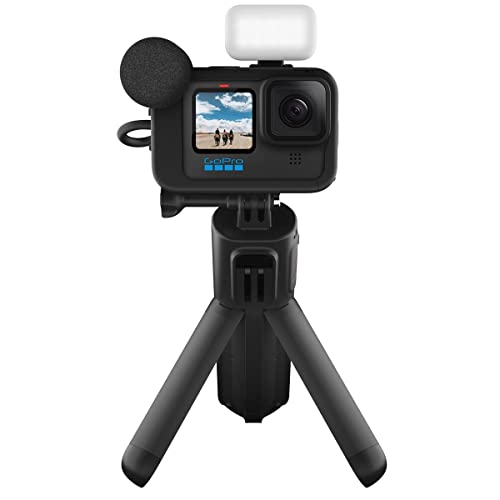 GoPro HERO11 Black Creator Edition - Includes HERO11 , Volta (Battery Grip, Tripod, Remote), Media Mod, Light Mod, Enduro Battery, and Carrying Case - H11 Creator Edition