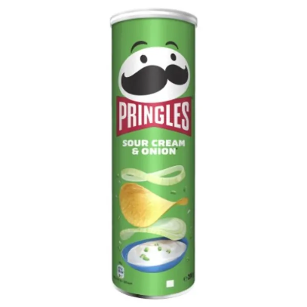Pringles Sour Cream & Onion | Sourcream Chips | Einzelpackung (1 x 200g)