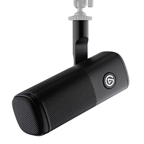 Elgato Wave DX - Dynamic XLR Microphone, Cardioid Pattern, Noise Rejection, Speech optimised for Podcasting, Streaming, Broadcasting, No Signal Booster Required, Works with Any Interface, for Mac, PC - Microphone - Wave DX