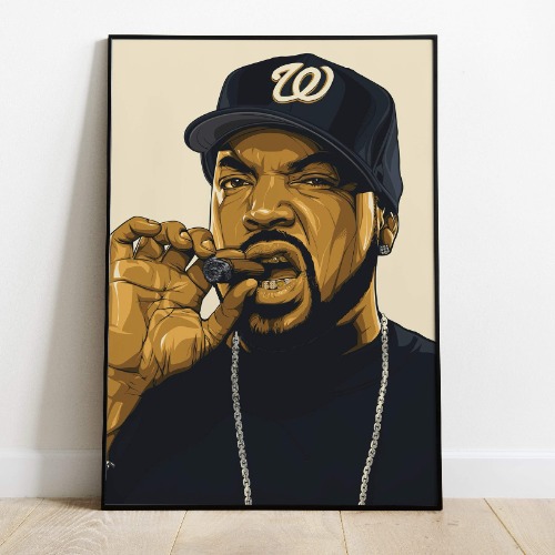ICE CUBE by GVLLERY - A3 = 12x16"