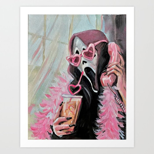 You Hang Up First! Art Print