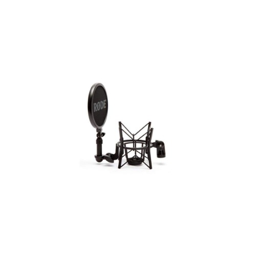 Rode SM6 Microphone Shock Mount with Integrated Pop Shield,Black - SM6 $59.00