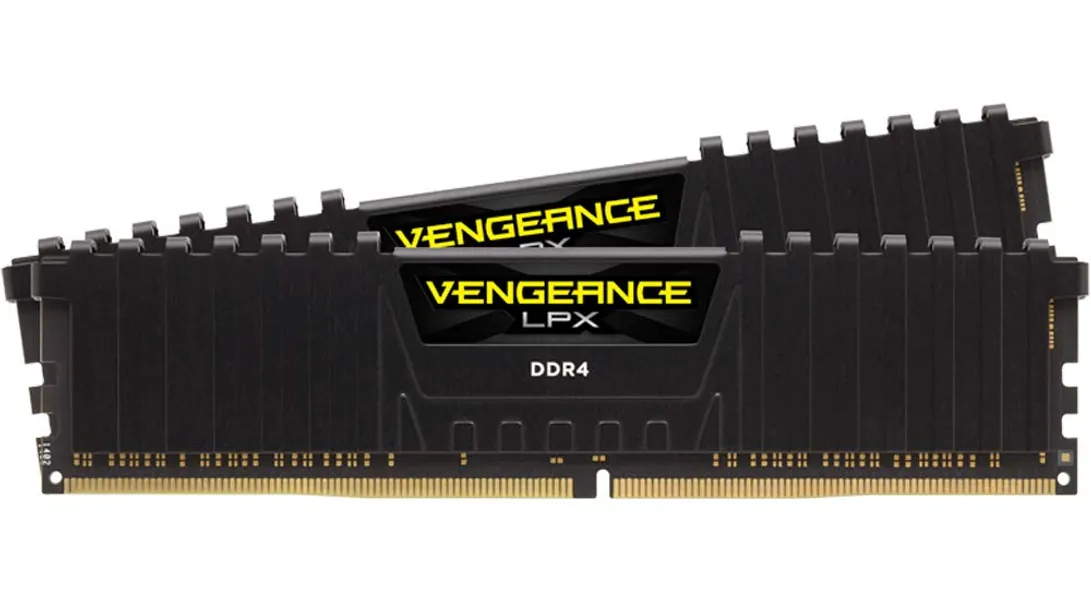 Corsair CMK16GX4M2D3000C16 Vengeance LPX 16 GB (2 x 8 GB) DDR4 3000 MHz C16 XMP 2.0 High Performance Desktop Memory Kit, Black