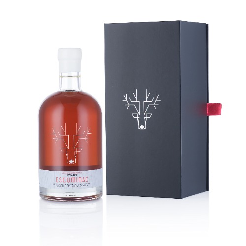 Escuminac Organic Maple Syrup, Extra Rare, Amber Rich Taste, 500 ml / 16.9 Fl. Oz Bottle. Product of Canada. 100% Pure & Gourmet. - 500 ml (Pack of 1)