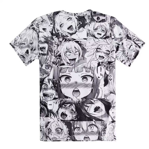 Ahegao Hoodie - T-shirt / XXXL