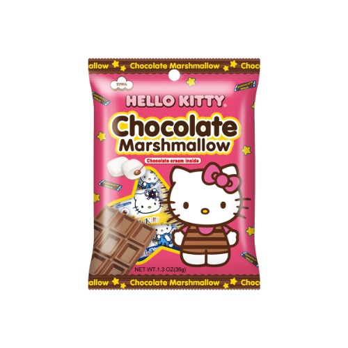 Hello Kitty Chocolate-Filled Marshmallows, 1.26oz - Chocolate Flavor