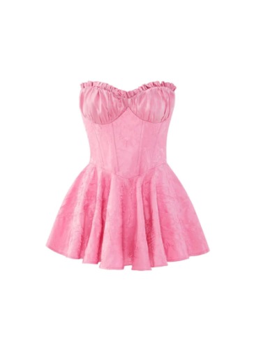 Airina Dress (Pink) | L / Pink