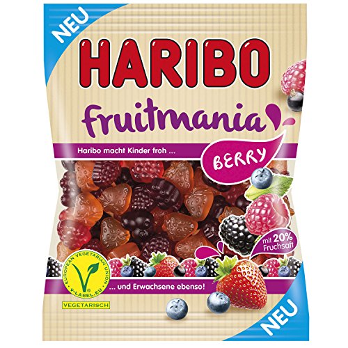 Haribo Fruitmania Berry 1 Pack 175g Imported from Germany - 6.17 Ounce (Pack of 1)