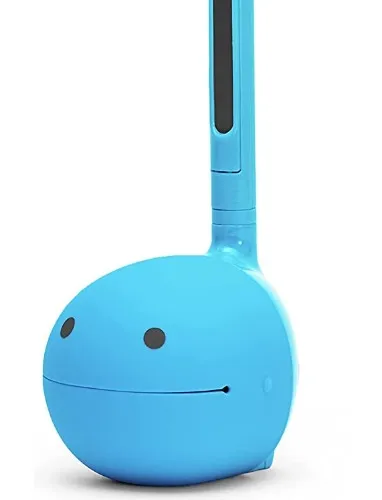 Otamatone [Color Series] Japanese Electronic Musical Instrument Portable Synthesizer from Japan by Cube/Maywa Denki [English Version] [Regular Size], Blue - Blue