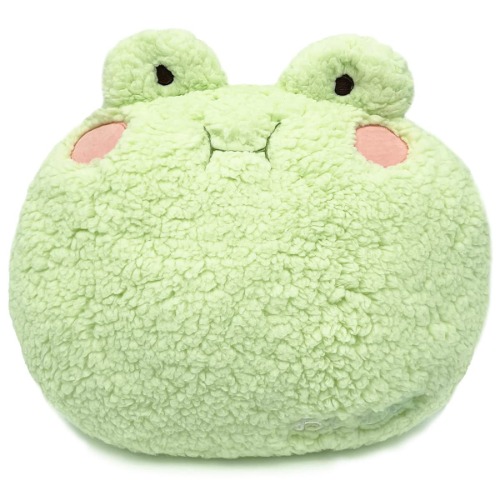 Frog Plush Pillow, Frog Stuffed Animal Soft Plush Hugging Pillow Cushion Toy Gifts for Kids and Decoration (15.7 x 13.7 inch) - Frog