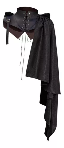 Capa De Armadura Medieval Cosplay Assassin Half Cape Para