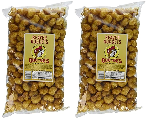 Buc-ee's Famous Beaver Nuggets Sweet Corn Puff Snacks, 13 Ounces (Pack of Two 13 Ounce Bags - 26 Ounces Total)) - 13 Ounce (Pack of 2)