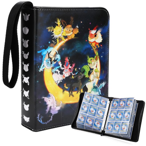 900 Pockets Trading Card Binder for TCG Cards,9-Pockets Storage Holder Large Album Card Protection with 40 Removable Sleeves, Card Protector for Display, School Gifts for Boys and Girls