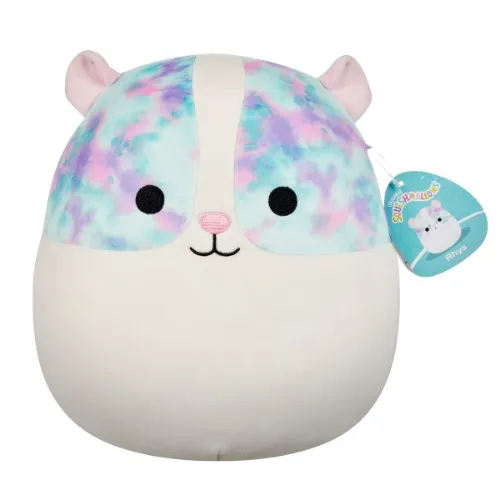 
		Original Squishmallows 12" Soft Toy - Rhys the White and Multicoloured Guinea Pig | The Entertainer