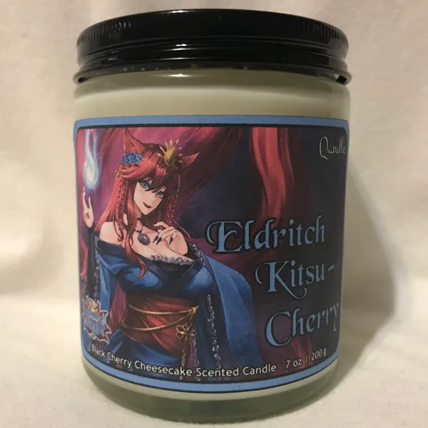 Eldritch Kitsu-Cherry Candle - Normal Wick / Default (White)